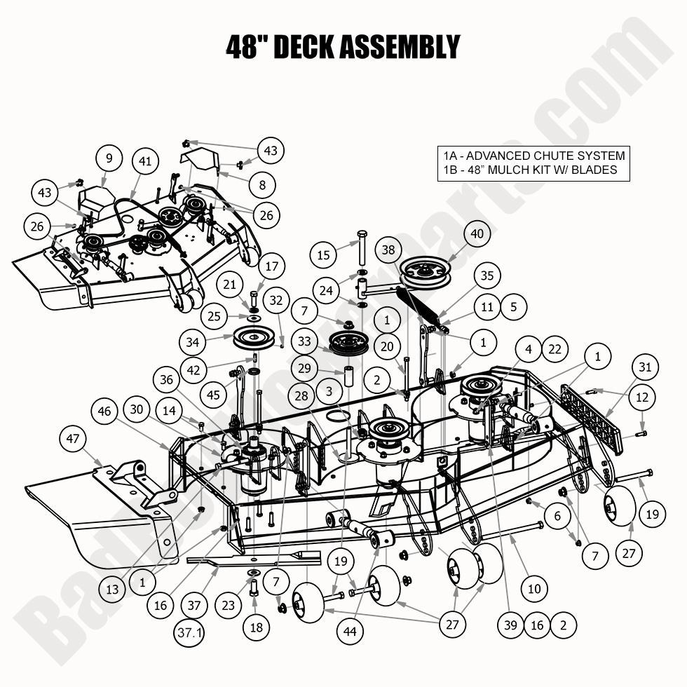 2020 Revolt 48" Deck Assembly